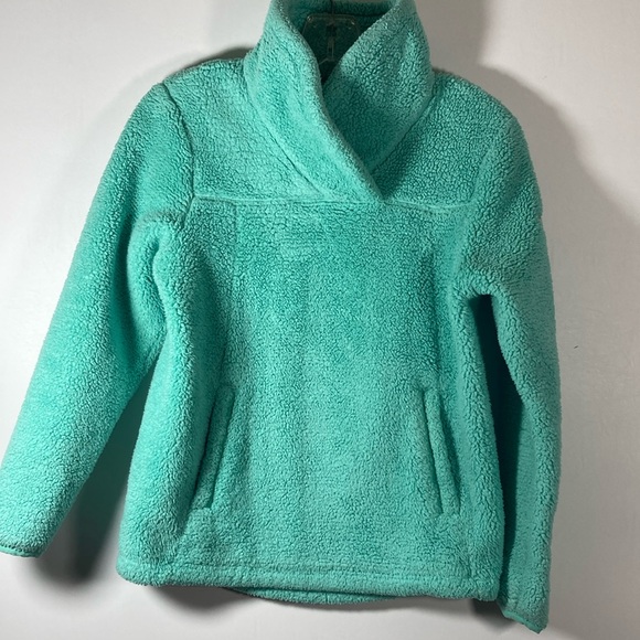 The North Face Other - The North Face Jacket Girls Size 10/12 Mint Green Soft Warm High or Low Collar